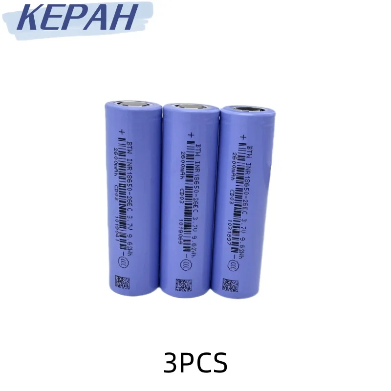 1-16pcs 35A 18650 2600mAh 3.7V lithium-ion rechargeable battery 10A lithium battery for high power consumption of flash Vaping