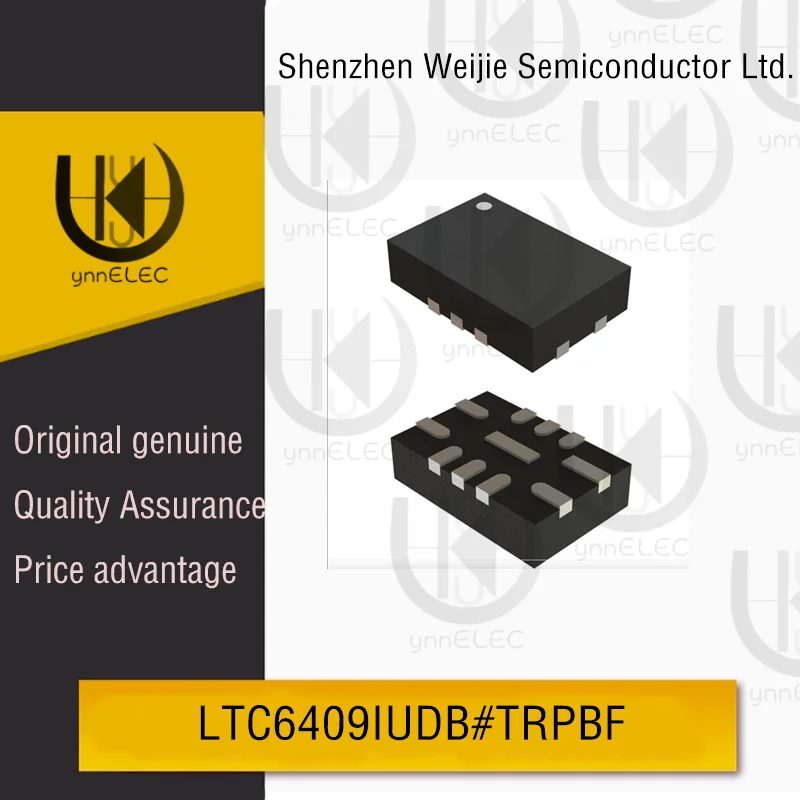 

Original LTC6409IUDB#TRPBF RF Differential Amplifier 50Ω Matched Input/Output