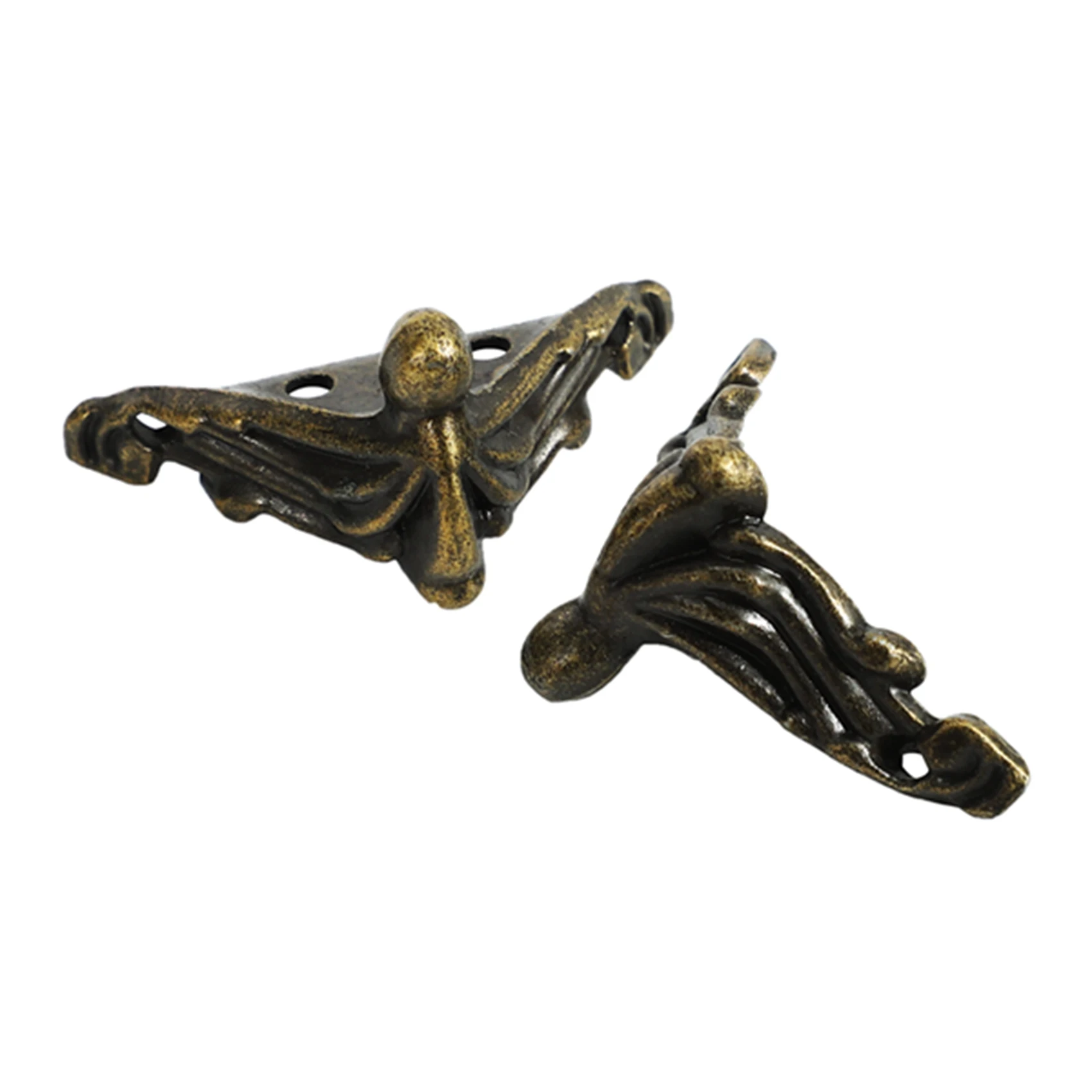 30 PCS Antique Jewelry Box Feet Leg Wood Case Corner Protector Decorative Furniture Legs for DIY Jewelry Chest Gift Box Wood Box