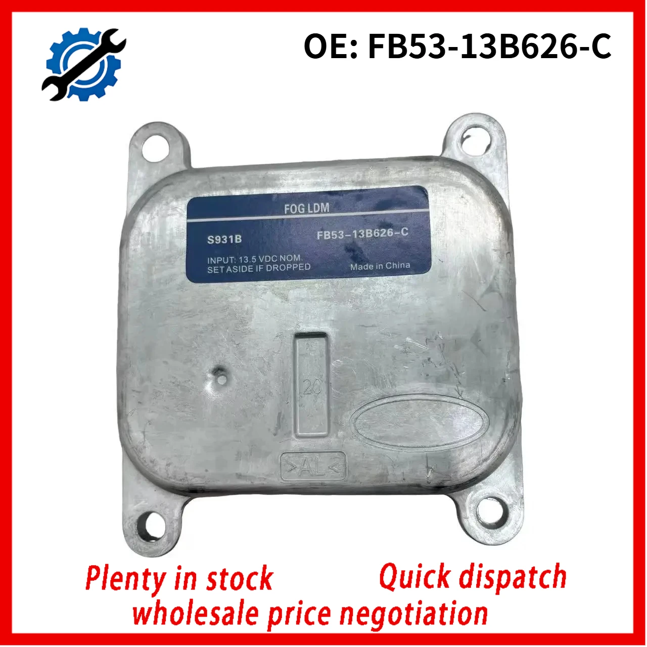 

FB53-13B626-C Front Fog Light Driver Module for Ford Explorer 2016-2019 Xenon HID LED Headlight Ballast Control Unit