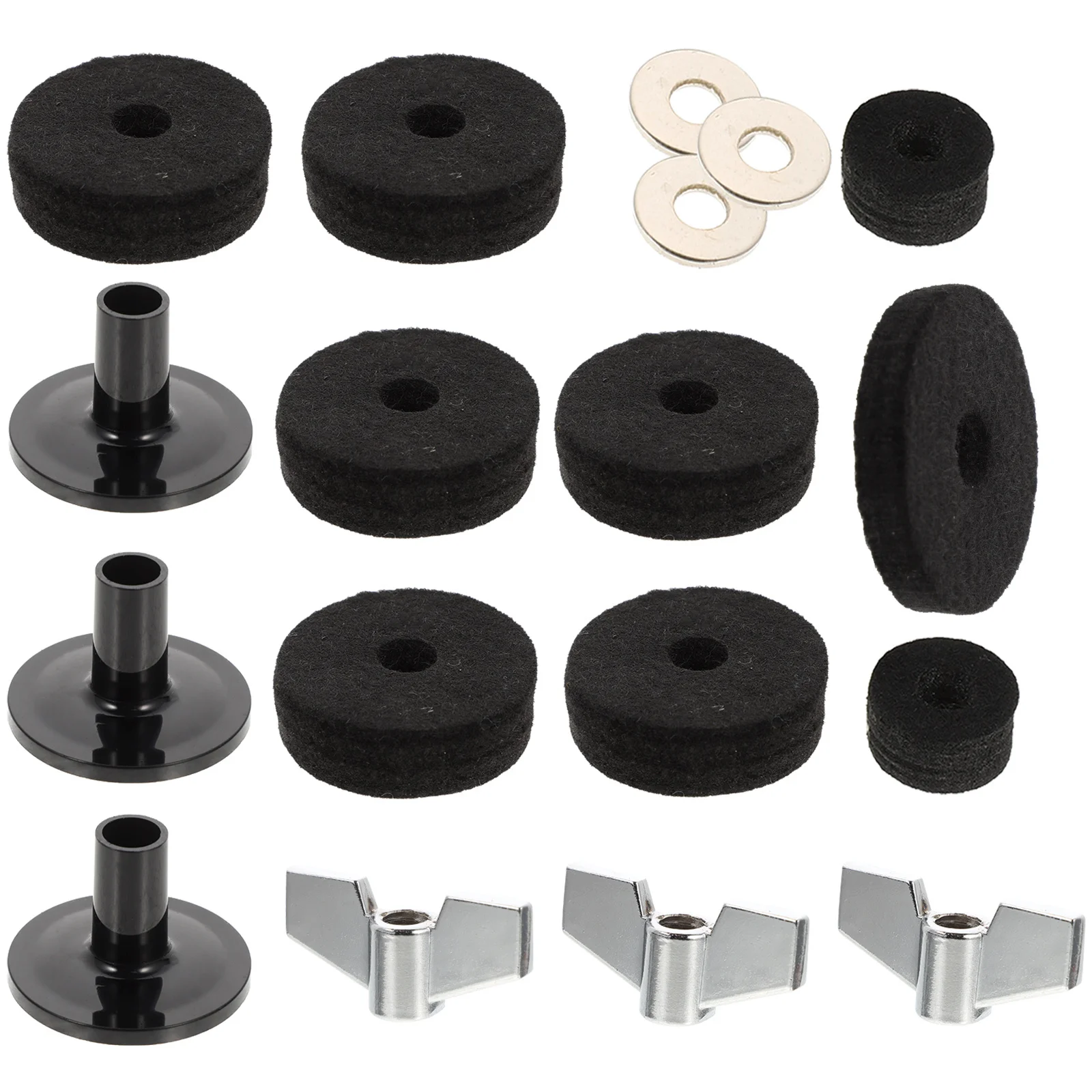 

Комплект из 1 набора войлочных накладок для цимбалов, сменные детали для барабанной установки, прочные нескользящие аксессуары для стойки для цимбалов, гаджеты для ударных инструментов, перкуссия