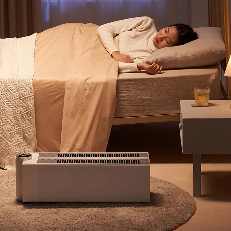 Calentador HDW22MV para el hogar, calentador de zócalo de grafeno, calentador eléctrico plegable de 2200W, hoja eléctrica impermeable IP24, sala de calentamiento rápido