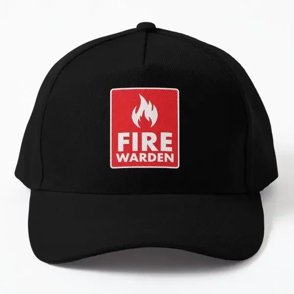 Fire Warden  Baseball Cap Hat Hip Hop Women Summer Casual Boys Printed Sun Bonnet  Casquette Fish Solid Color Outdoor Black Mens