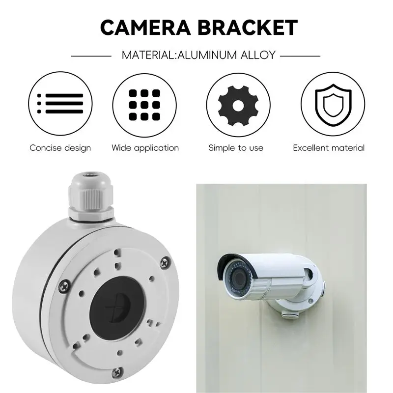 AY14 -Bracket DS-1280ZJ-XS For DS-2CD2042WD-I DS-2CD2085FWD-I IP Camera Wall Mount Bracket For Security Cameras Junction Box view 5