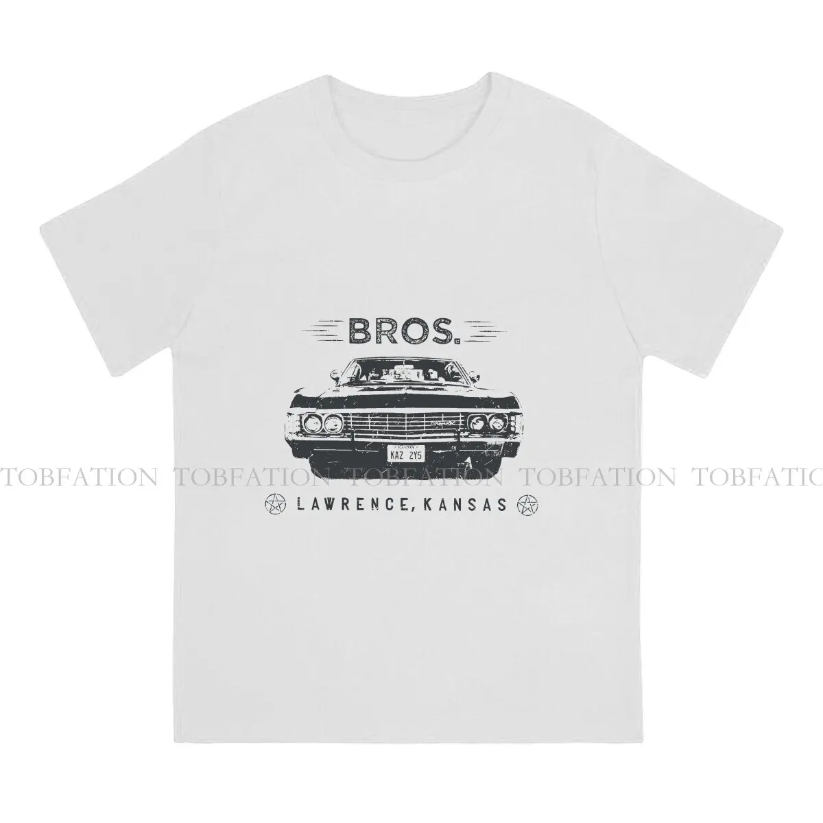 Bros O Neck TShirt Supernatural Winchester Fabric Classic T Shirt Man's Clothes Individuality Hot Sale