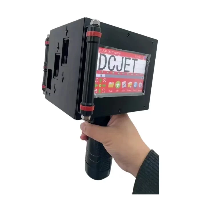 

Portable Handheld Smart Inkjet Printer Manual Encoding Outer Carton Paper Featuring Batch Number Expiry Barcode Date Engine