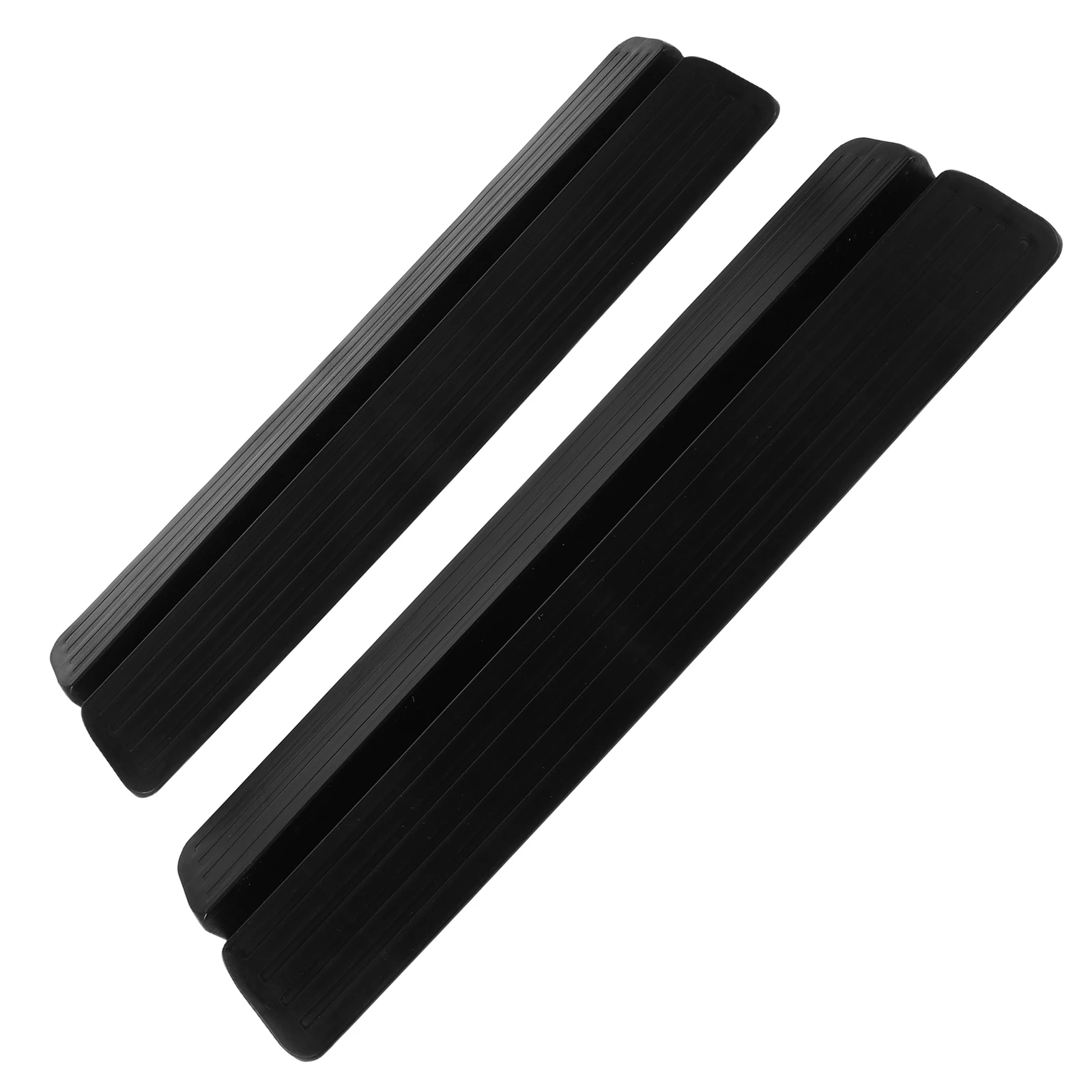

2 Pcs Fence Anti-skirt Boards Doorway Height Adjustment Black Child Safety Gate Reinforcement Accessories