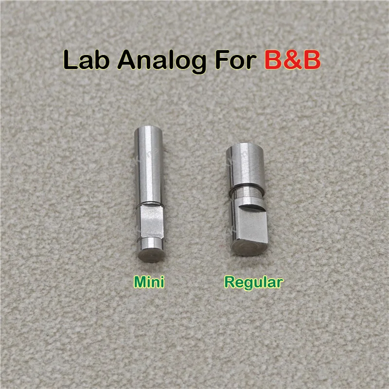 10Pcs Lab Analog Compatible With B&B Mini Regular Grade 5 Titanium Dental Implant Accessories