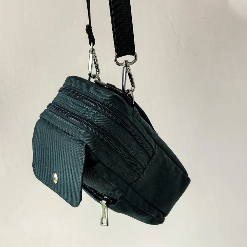 FiiO NEST-EDC Bird Nest Storage Bag Double Zipper Layered Design Outdoor Portable Mp3 Storage Bag with Shoulder Strap view 4