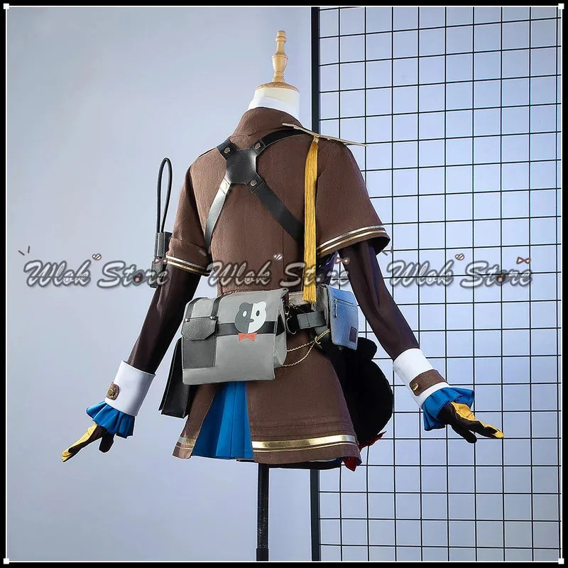 أنيمي لعبة الفتيات فرونت لاين 2 Exilium تأثيري Cheeta زي دمية شعر مستعار جميل القبعات فستان البدلة امرأة هالوين ملابس الحفلات الأحذية