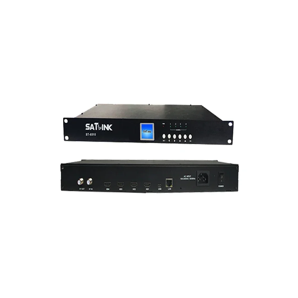 

SATLINK ST-6510 4-канальный модулятор DVB-T Модулятор DVB-T/AV/ HD Broadcast Equipment satlink ws-6933 satlink ws-6980