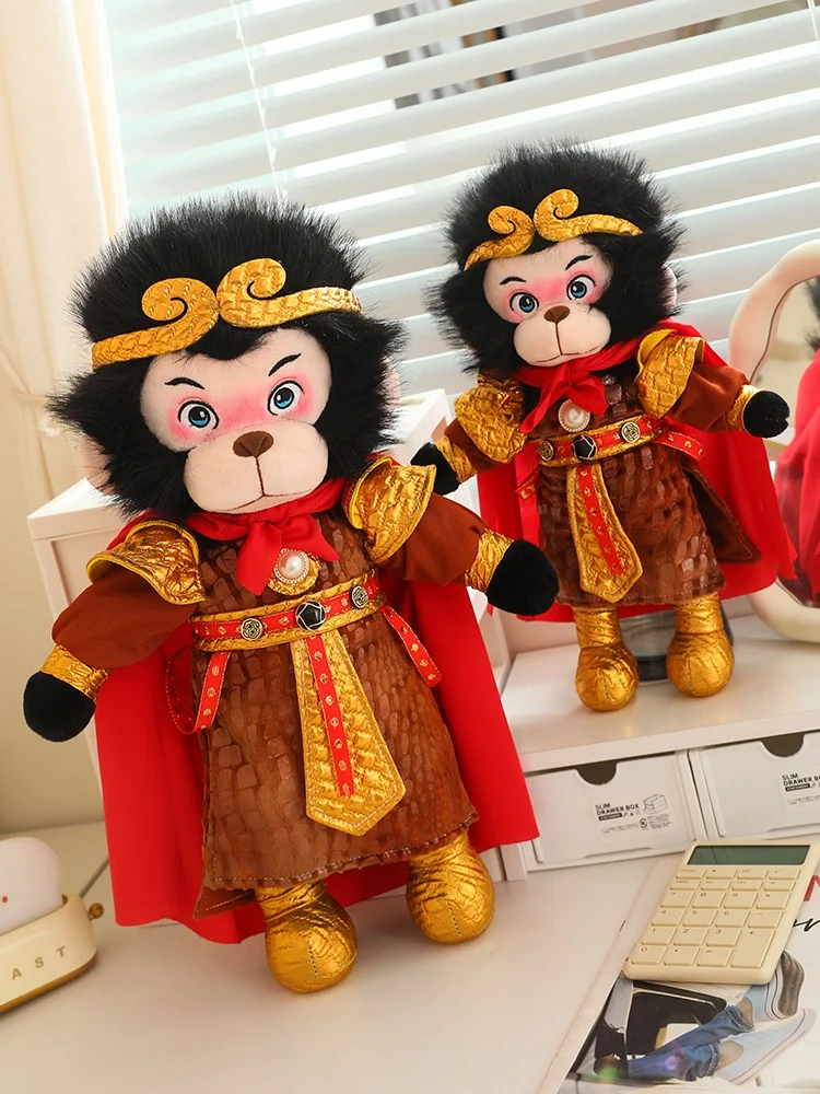 Game Anime Black Myth Wukong Plush Doll Sun Wukong Monkey Figure  Kid Birthday Toy Gifts