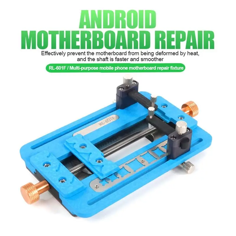 A01K-1 Piece RL-601F Multipurpose Mobile Phone Motherboard Repair Fixture Multi-Function Positioning Dual Clamps