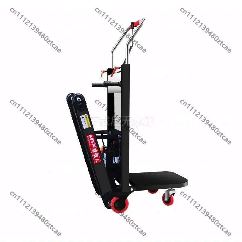 Foldable Electric Crawler Stair Climber Silent Automatic 400kg Load Bearing Home Cargo Transporter