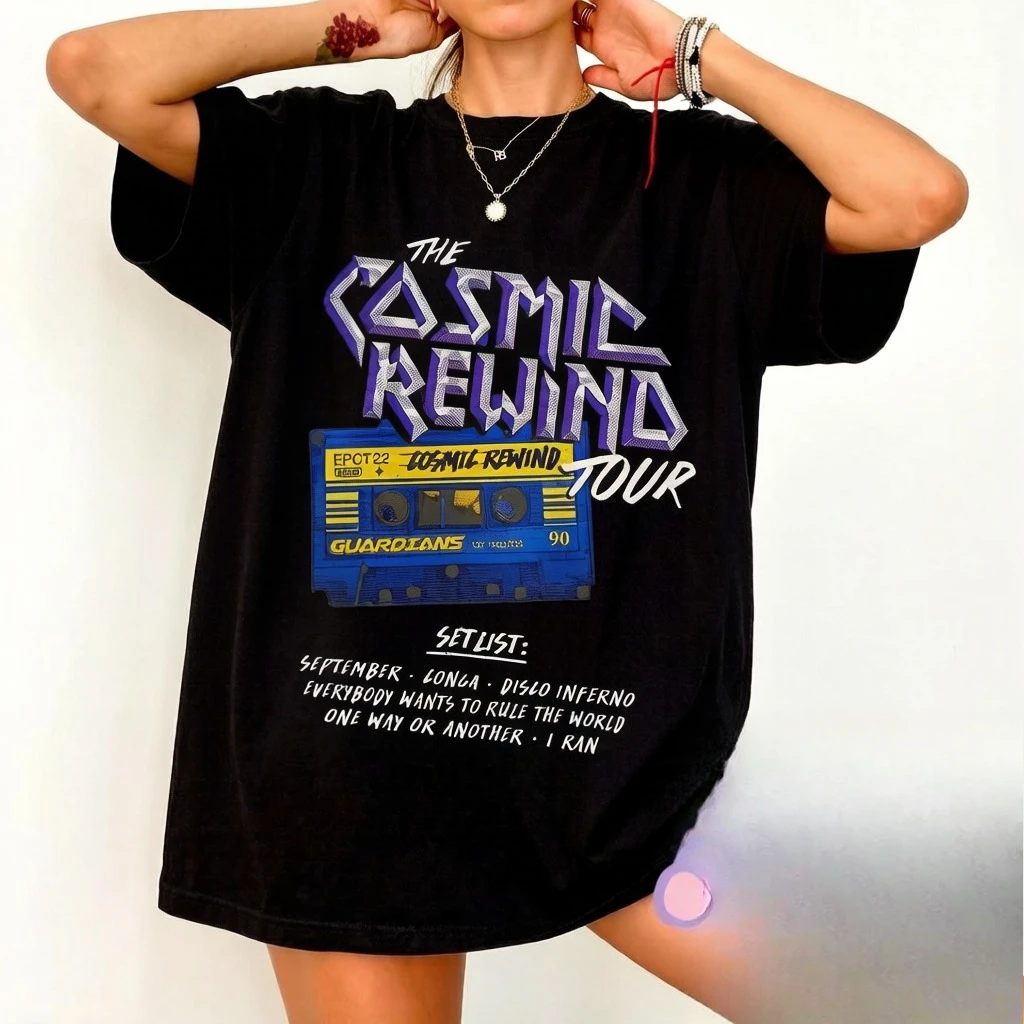 2026 "Guardians of The Galaxy" "Cosmic Time Reversal" Touring Performance Women's T-Shirt - Comfortable and Fashionable