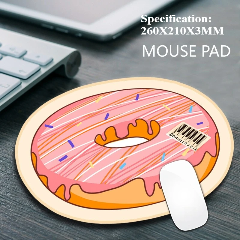 

Cartoon shape donut mouse pad office mouse pads cartoon dessert computer office desktop decoration INS style