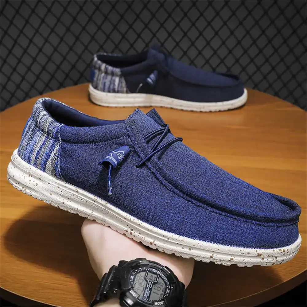 

Number 43 Round Toe Sneakers Men's Black Black Flats Shoes Vintage Sports Loofers Minimalist Best News Original Jogging