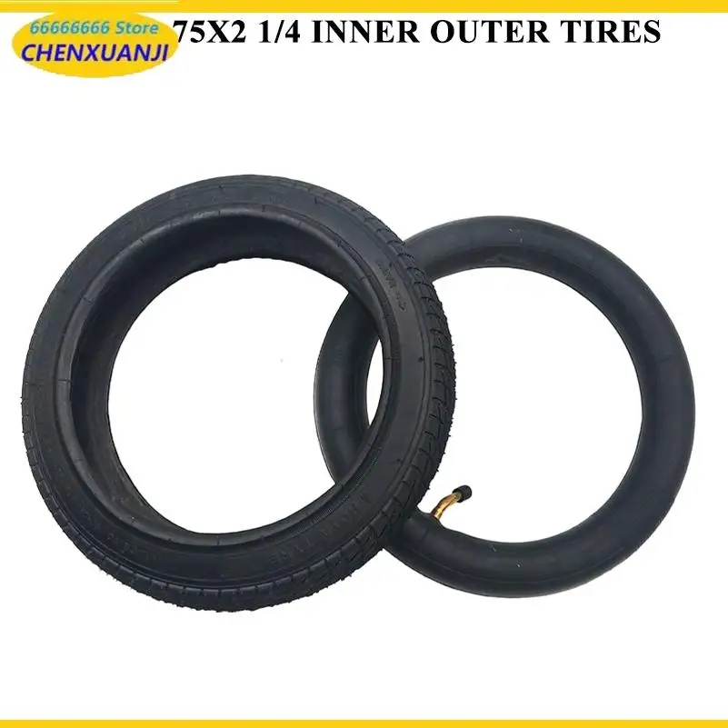 12 1/2x1.75x2 1/4 tire accessories for children's bicycles and baby strollers, 12 inch 12x2.125 inflatable tires