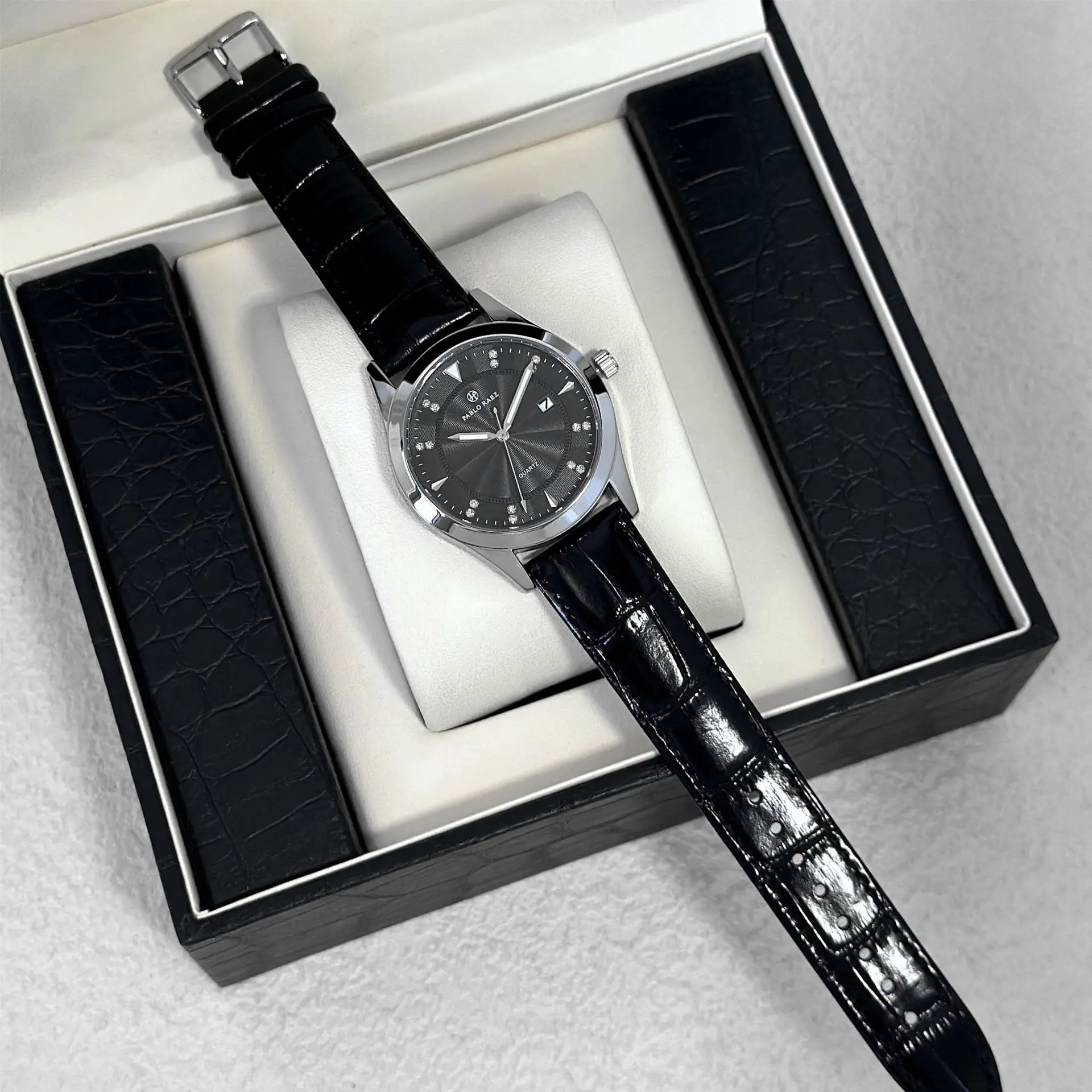 UTHAI CQ332 Модные и минималистичные мужские часы, деловые водонепроницаемые кварцевые часы, легкие роскошные часы в подарок