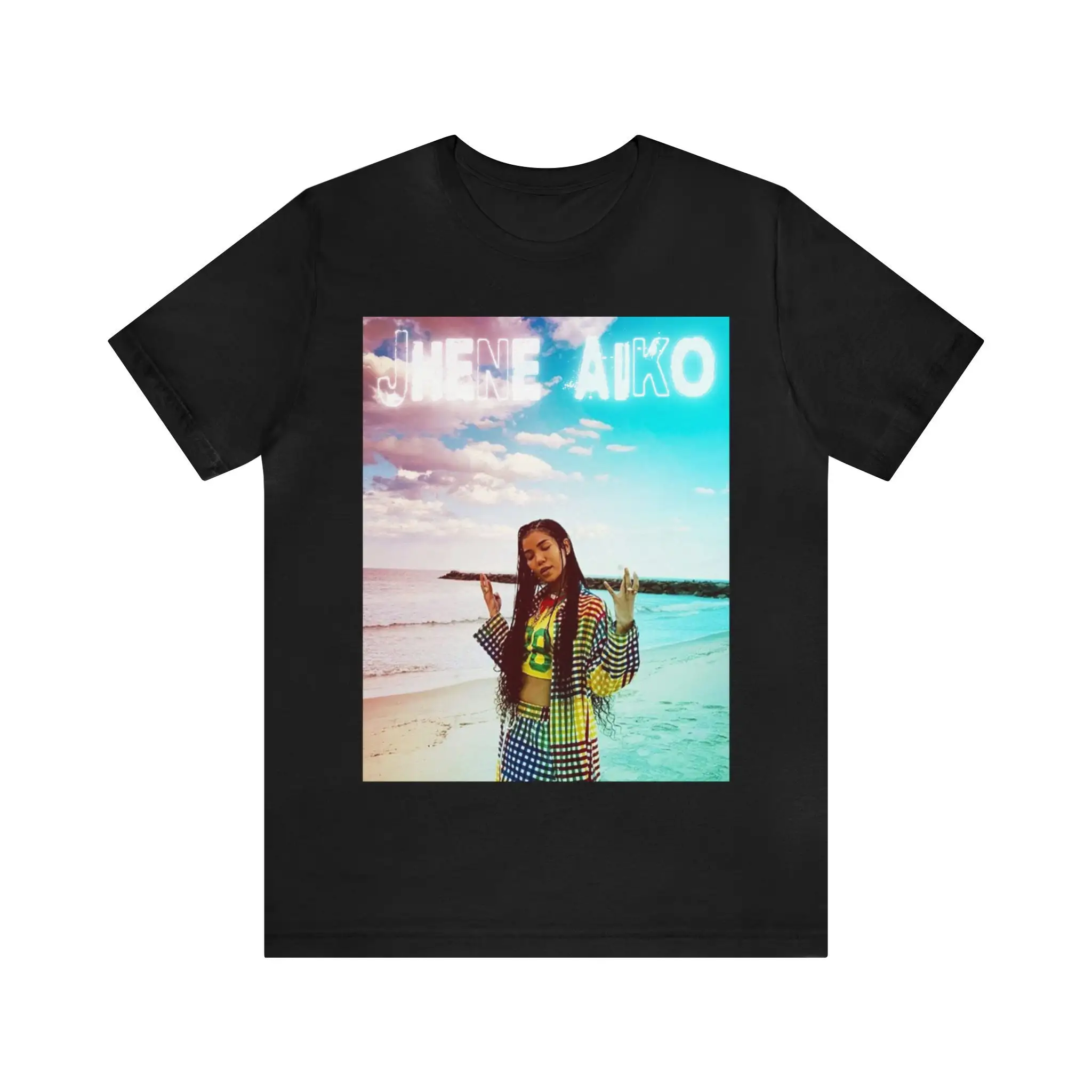 Jhene Aiko Photoshoot Vintage T Shirt Retro 90s New Bootleg Black Music RnB Singer Rapper For Fans