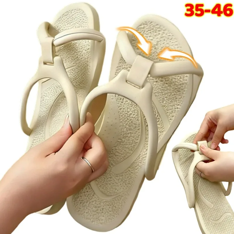 

Folding Slippers Women Men EVA Material Hotel Bathroom Anty-slip Flip Flops Hotel Travel Portable Slippers Flat Bottom Sandals