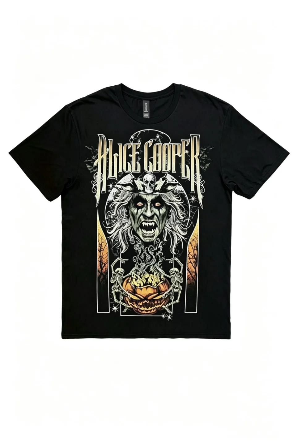 Stereoman Alice Cooper I Am Halloween Short Sleeve T-Shirt Men's Standard Fit Summer Casual Top Unisex Short Sleeve Tee - view 2