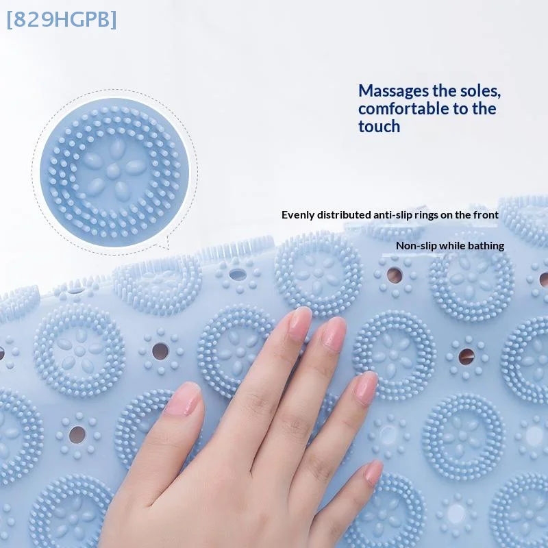 【HGPB】حصيرة ضد الإنزلاق حوض استحمام للتدليك في الحمام مع كوب شفط مضاد للانزلاق حمام حصيرة البساط لوازم سجادة الحمام المنزلية