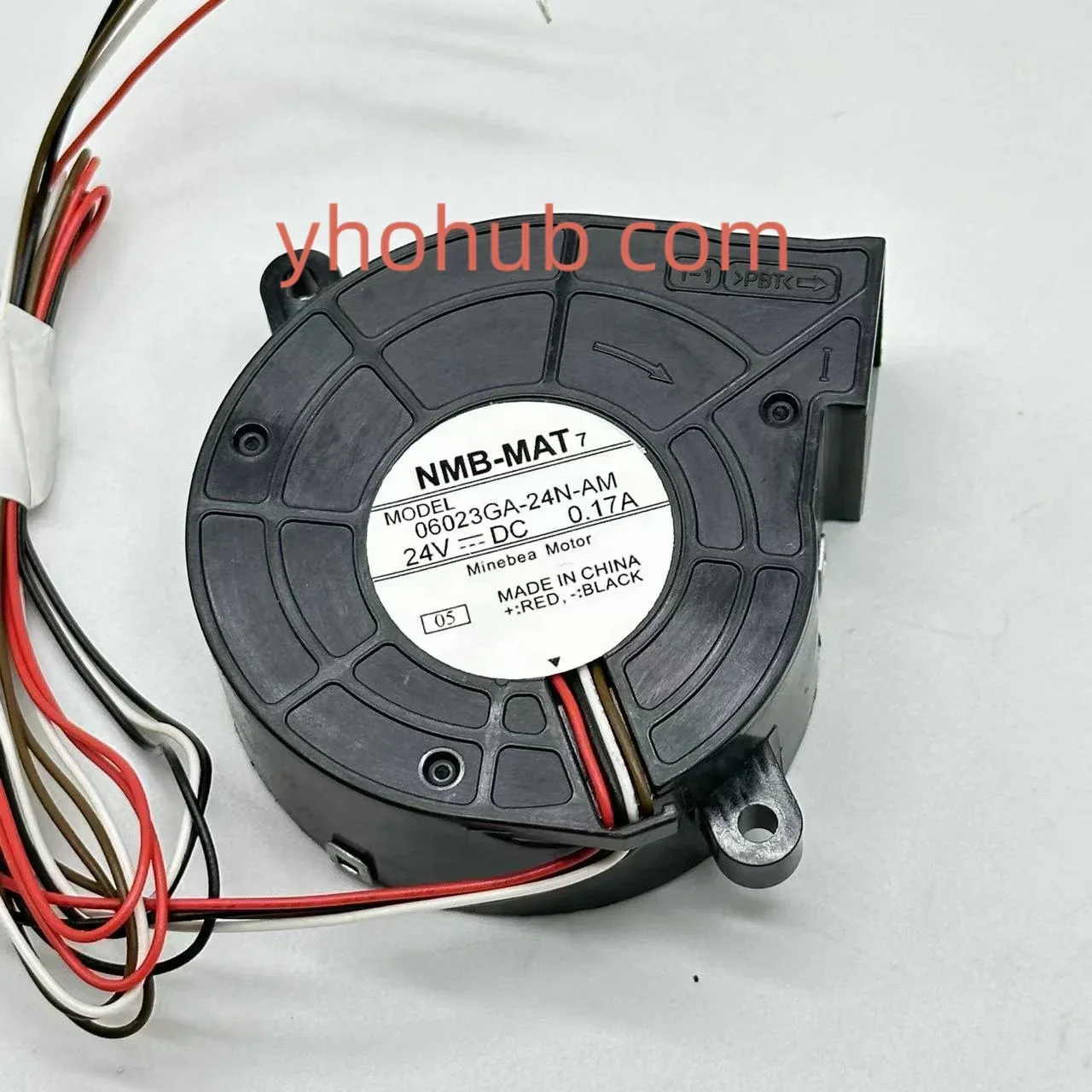 NMB-MAT 06023GA-24N-AM DC 24V 0.17A 4-Wire Stage Lamp Projector Cooling Fan