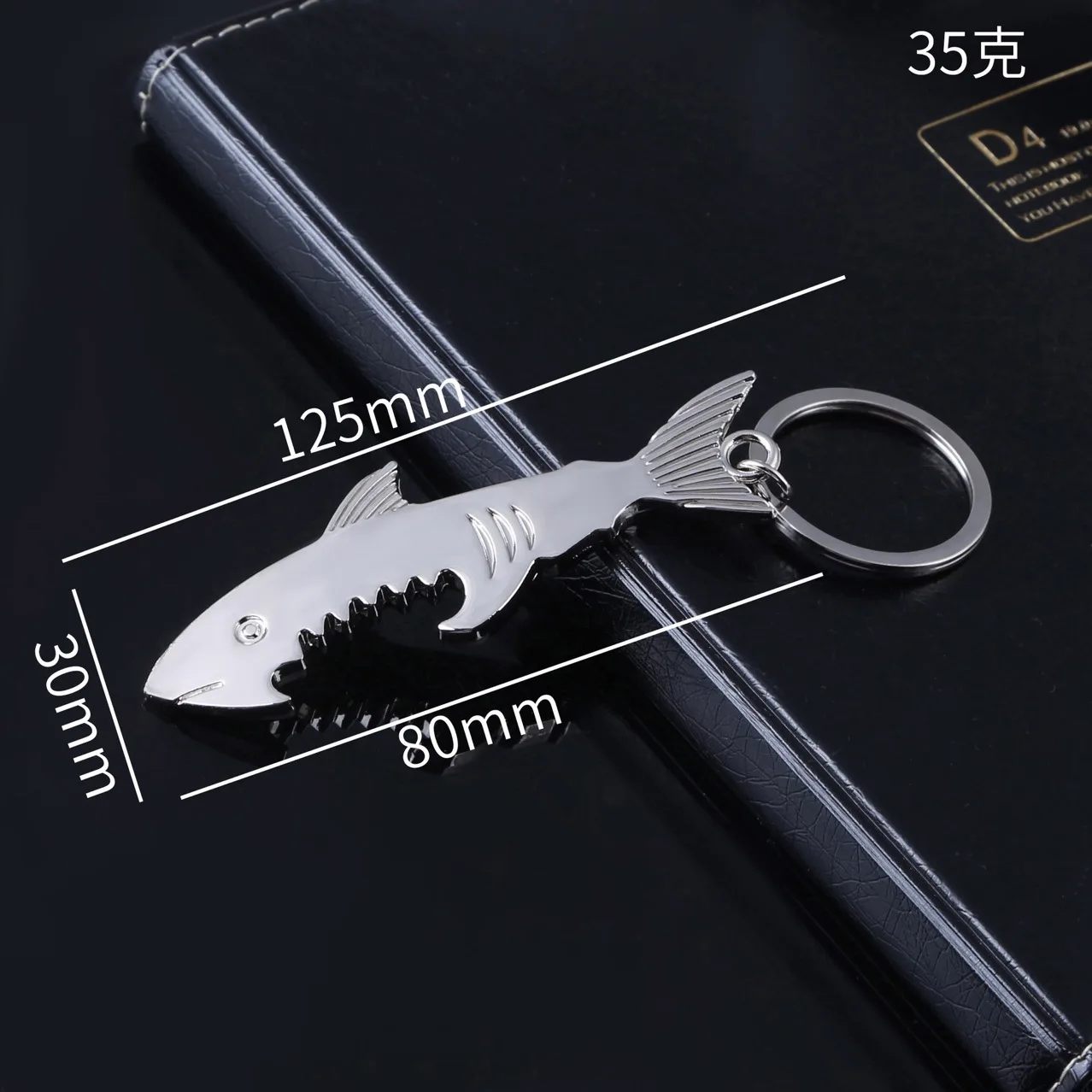 New metal Shark Opener keychains men women Key Holder Bag Charm Ocean World car key ring Best Party gift Jewelry K2019