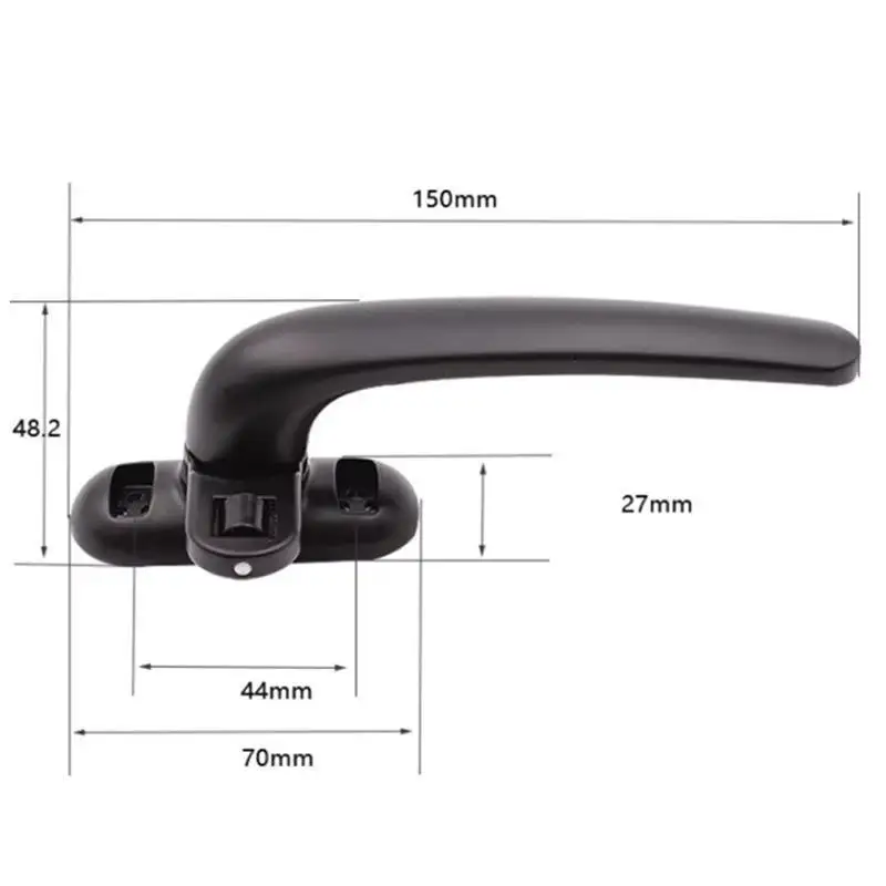 Universal Window Handle Key Locking With Locks Kids Security: Door Double Glazing Turning