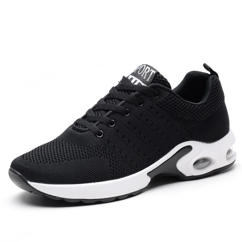 Chaussures de course coordonnantes et résistantes à l\'usure pour hommes, chaussures de jogging épaisses, confortables, respirantes, décontractées,