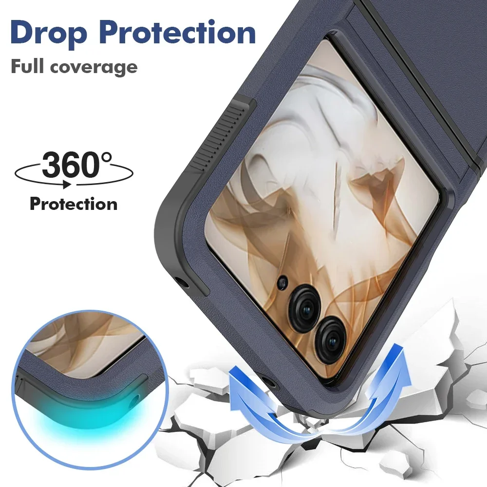 Rugged Armor OTT-BOX Defender Phone Case For Motorola Razr 70 60 50 Razr 2026 2025 2024 PC+TPU Original Shockproof Protect Cover - view 3