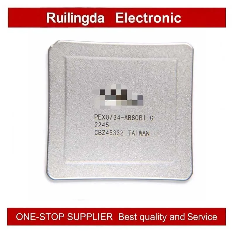 PEX8734-AB80BIG IC PCIe Switch Original 676FCBGA New Computer Hardware Component for Enhanced System Performance