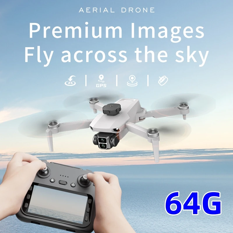 

2025 New Profesional L106-1 GPS Drone 8K HD Screen 5G FPV Camera Quadcopter Brushless Motor RC Mini Dron