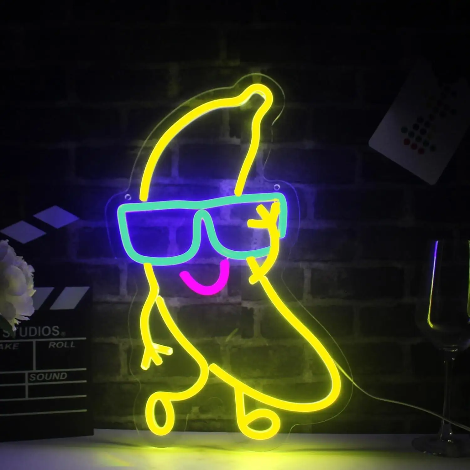 

Dancing Banana Neon Sign Usb Dimmable Led Neon Light For Bar Gaming Room Bedroom Decoration Neon Personnalisé Gifts