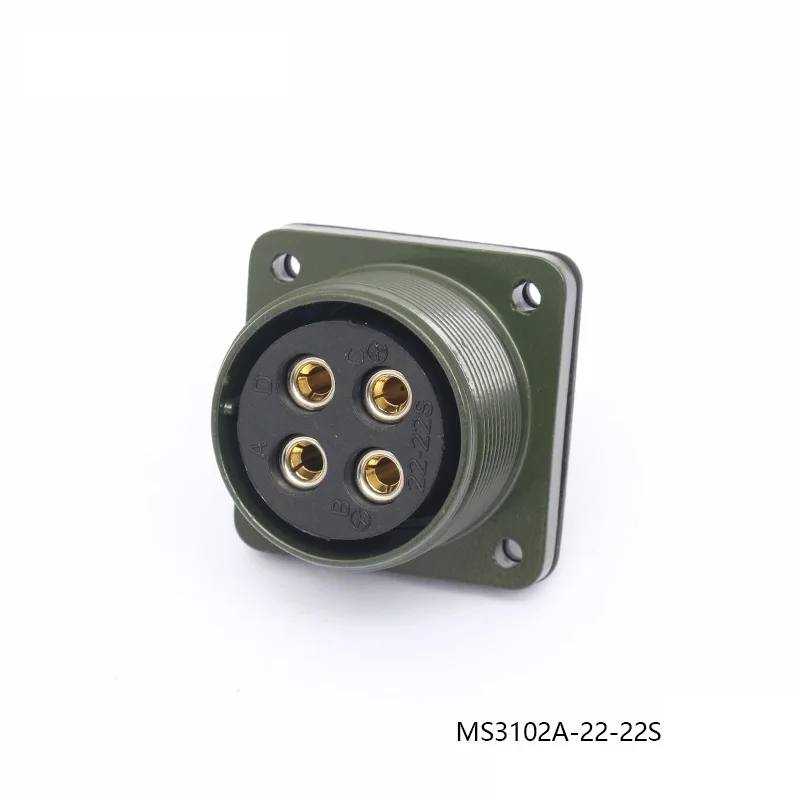 MS3108A 22-22S MS3102A 22-22P Aviation Plug Servo Motor Connector MS5015 4-core 4 Pin US Military Standard MS25042-22D MS25043-2