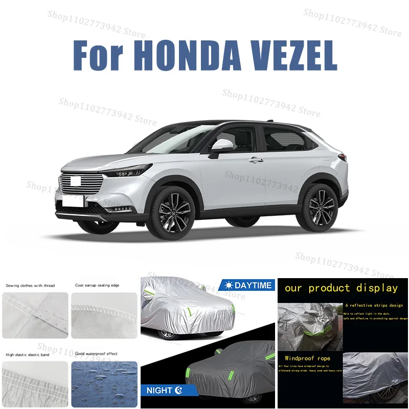 

Car Cover Protection Sunscreen Heat Insulation Dust Resistant Scratch For HONDA VEZEL Car Exterior Accessories