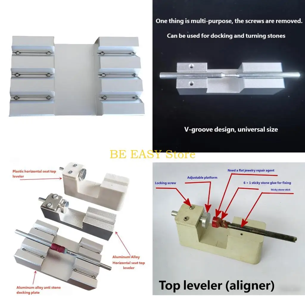 E28F Accurate Lapidary Alignment Tool Instrument Designs For Jewelers And Hobbyists To Enhances Stone Processing Efficiency