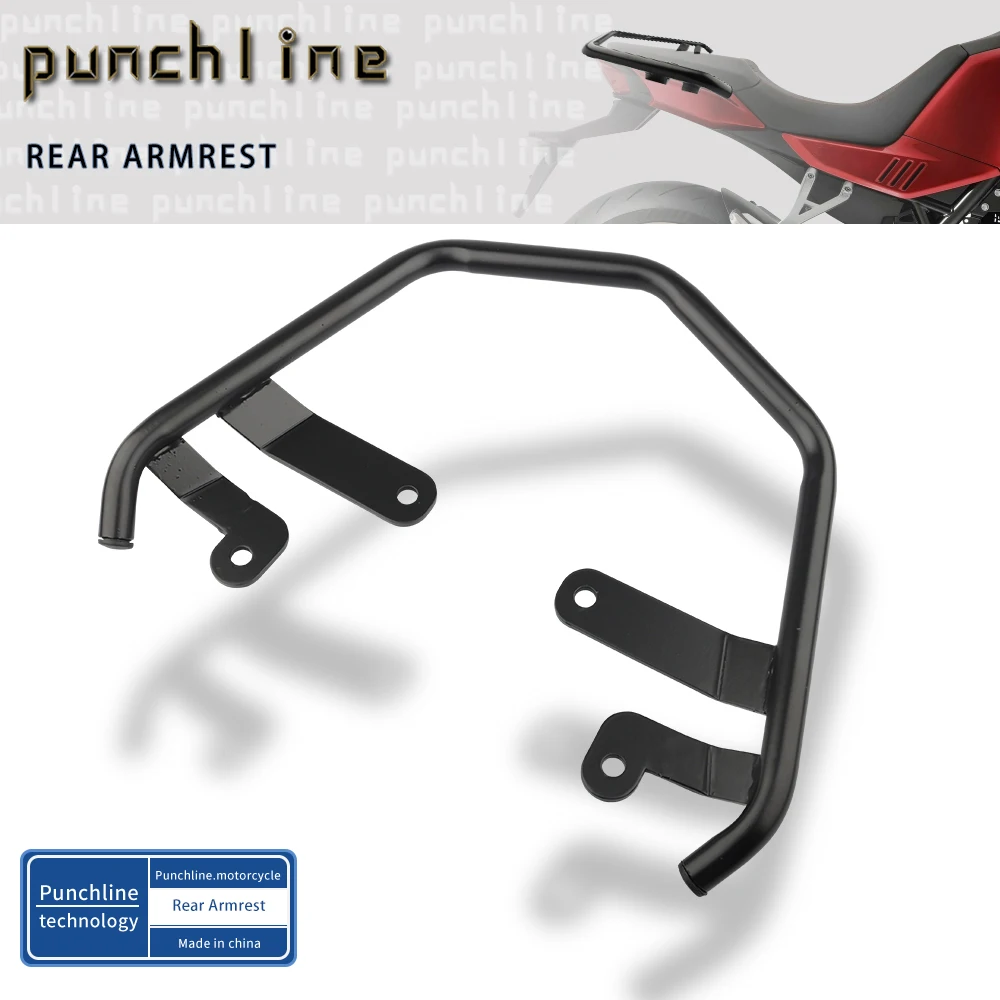 

Fit For V100 V 100 Mandello 2022-2024 Passenger Rear Solo Seat Armrest Luggage Rack Support Shelf