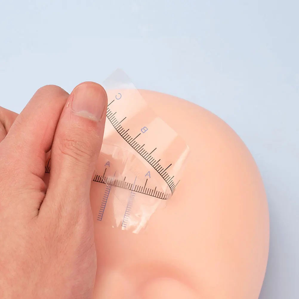 50 個の眉毛測定ツール眉定規プロフェッショナル眉毛シェイパー正確な位置決めタトゥーやメイクアップステンシル用