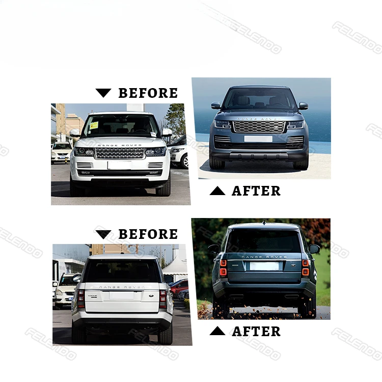 FELENDO Good Quality 2018 up OE Style Range a Rover Vogue l405 facelift car body parts upgrade body kit