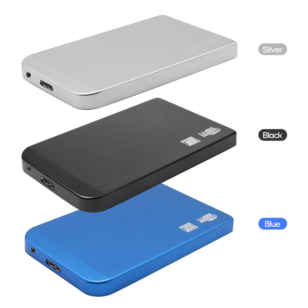 Boîtier de disque dur USB3.0 SATA SSD HDD 2,5 pouces, 5Gbps, 3 to, USB3.0 SATA, boîtier de disque dur Portable (disque dur non inclus)