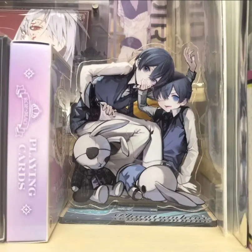 Figuras de Ciel Phantomhive, soporte acrílico, mayordomo negro, figura de acción de Anime, colección de accesorios, figuras de juguete para niños, regalo