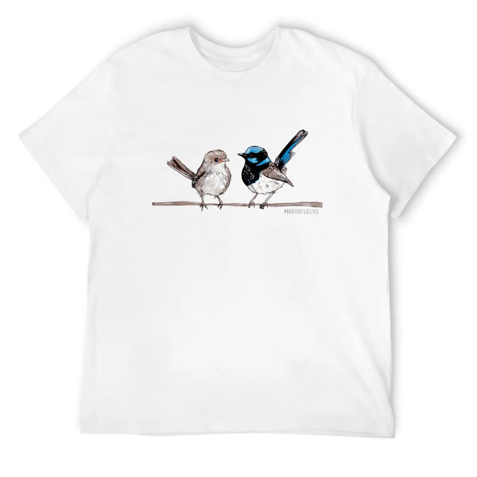 SUPERB TOGETHER . Superb Fairy Wrens . Malurus cyaneus T-Shirt blanks anime tshirt t shirts men