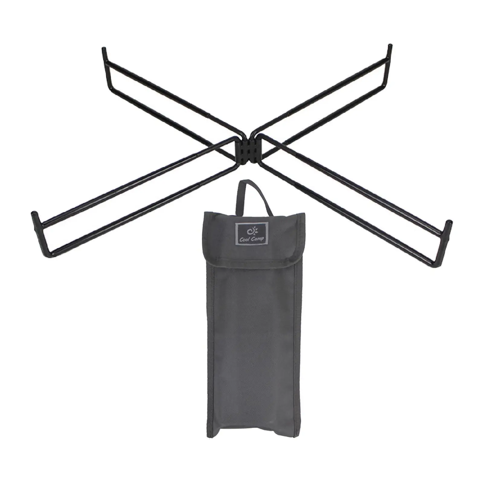 

Foldable Cooler Stand Lightweight Suitcase Rack for Fishing Hiking Household