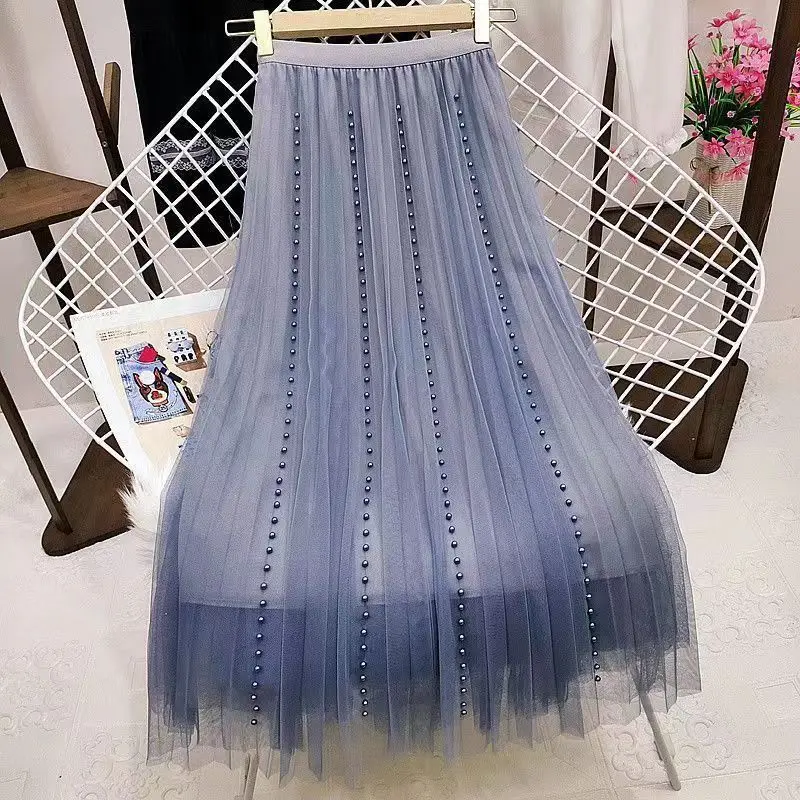 

Y2k Fashion Long Skirt Autumn Spring A Line Skirt Summer Vintage Black Pink High Waist Midi Maxi Skirt 2025 Casual High Quality