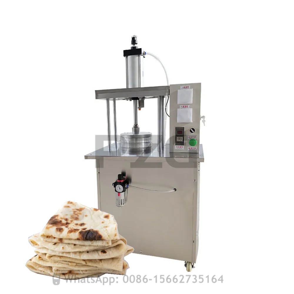 Semi Automatic Corn Tortilla Dough Sheeter Press Machine Electric Chapati Roti Base Pizza Naan Making Machine