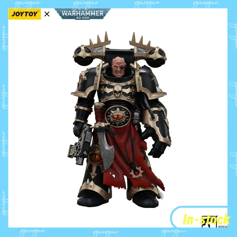 

【In-stock】JOYTOY Warhammer 40K 1/18 Chaos Star Warrior Black Legion Five-person Model Toy