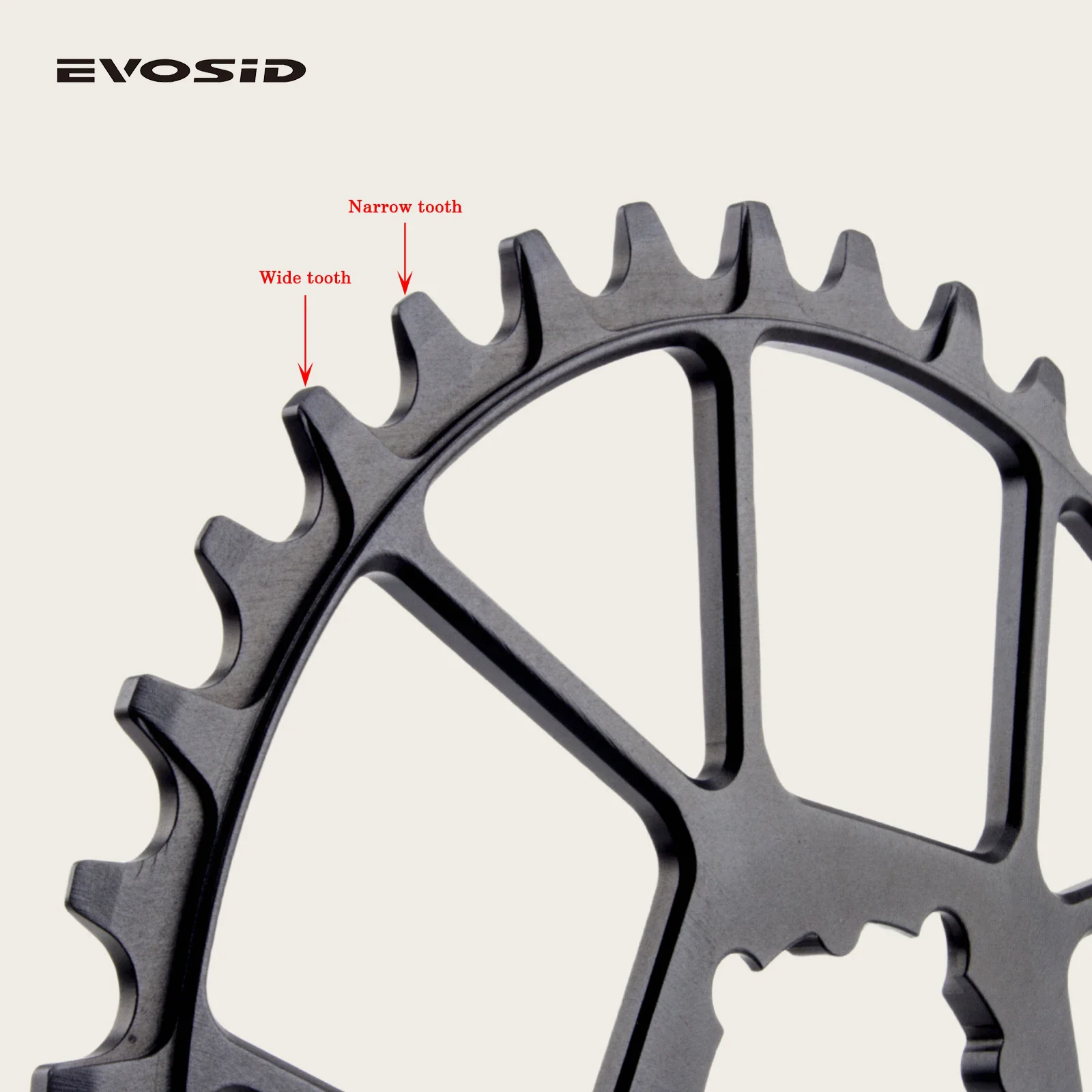 EVOSID Ultralight MTB Bike Crank 165mm DUB Axis 29mm Mountain Bicycle Crankset 170mm 3-nail Straight Installation For Enduro AM