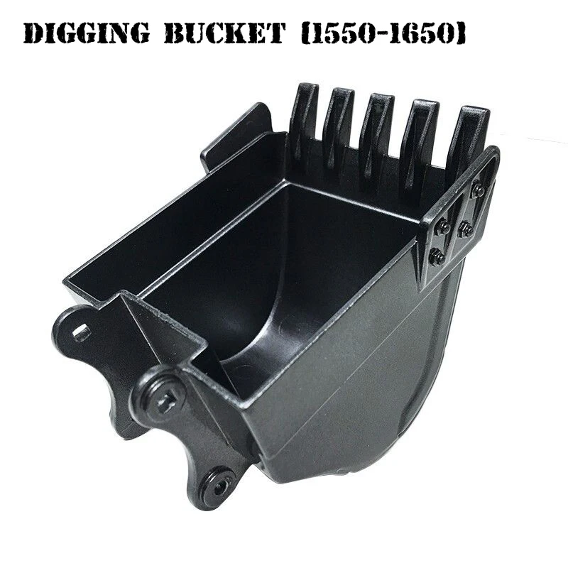 Huina Remote-Controlled Excavator Engineering Vehicle Accessories Alloy 550 Excavator Bucket 560 Drill Bit 570 Grab Wooden Ball